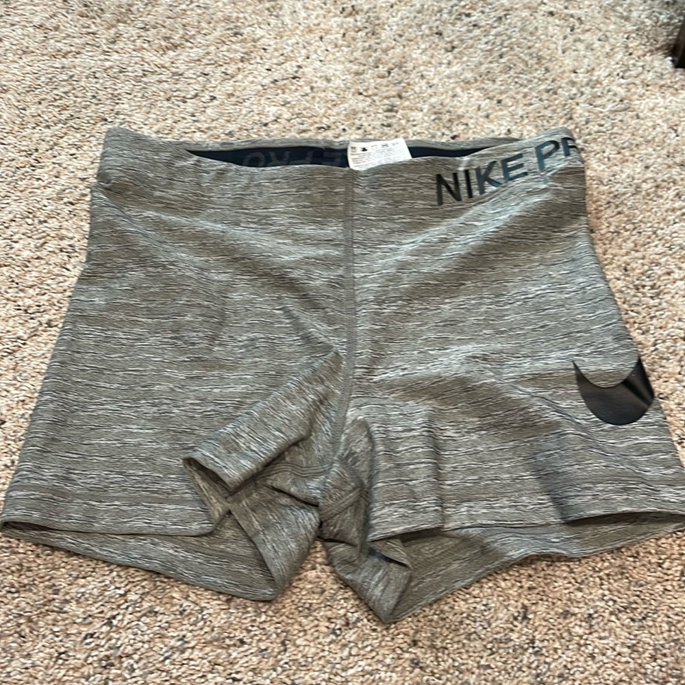 Nike gray spandex shorts